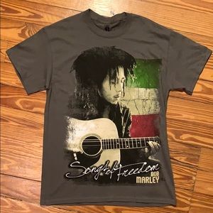 Bob Marley Tee Shirt Grey